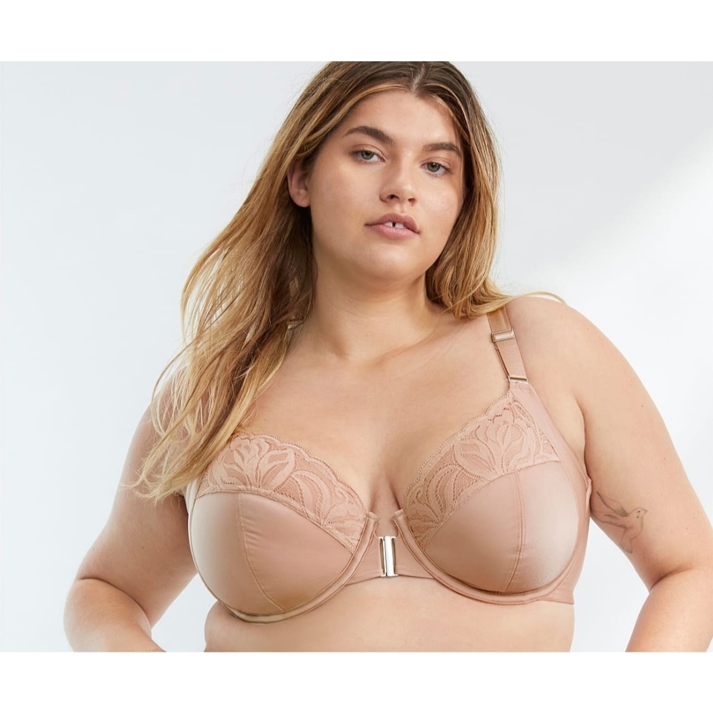 Bare Necessities Veronica Front-Close Bra in Sand